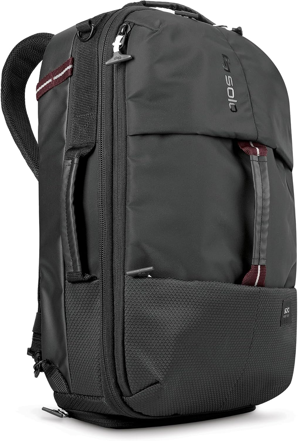 Solo New York Travel Backpack Duffel - Convertible Travel Duffle Bag for Men & Women, Carry On Size, Use for Gym, Flights, or Work, Separate Shoe Compartment, Padded Straps - All-Star, Black Gsupps Australia