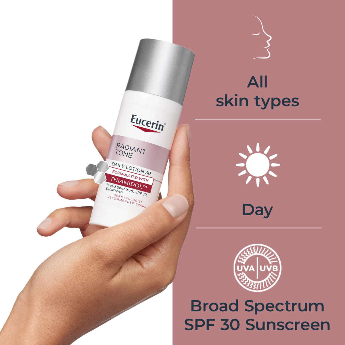 Eucerin Radiant Tone Daily Face Lotion, SPF 30, 1.7 FL OZ Eucerin