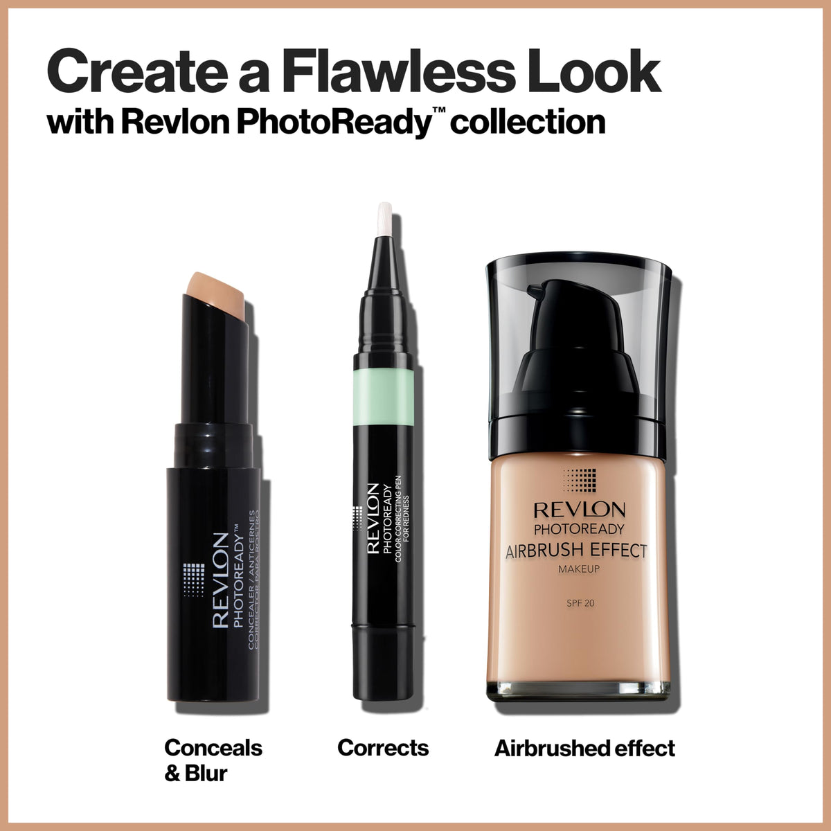 Revlon PhotoReady Concealer Stick, 003 Light Medium, 0.11 oz REVLON