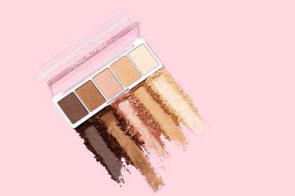 wet n wild Color Icon Eyeshadow Makeup 5 Pan Palette, Matte, Shimmer, Metallic, Long Wearing, Rich Buttery Pigment, Cruelty Free - Walking On Eggshells wet n wild