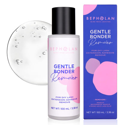 BEPHOLAN Cluster Lash Glue Remover 100ml, Makeup Remover for Sensitive Eyes BEPHOLAN