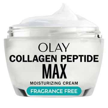 Olay Collagen Peptide Face Moisturizer, Firming Cream for Women, Fragrance-Free, Non-Greasy - Hydrating, Anti-Aging, Anti-Wrinkle