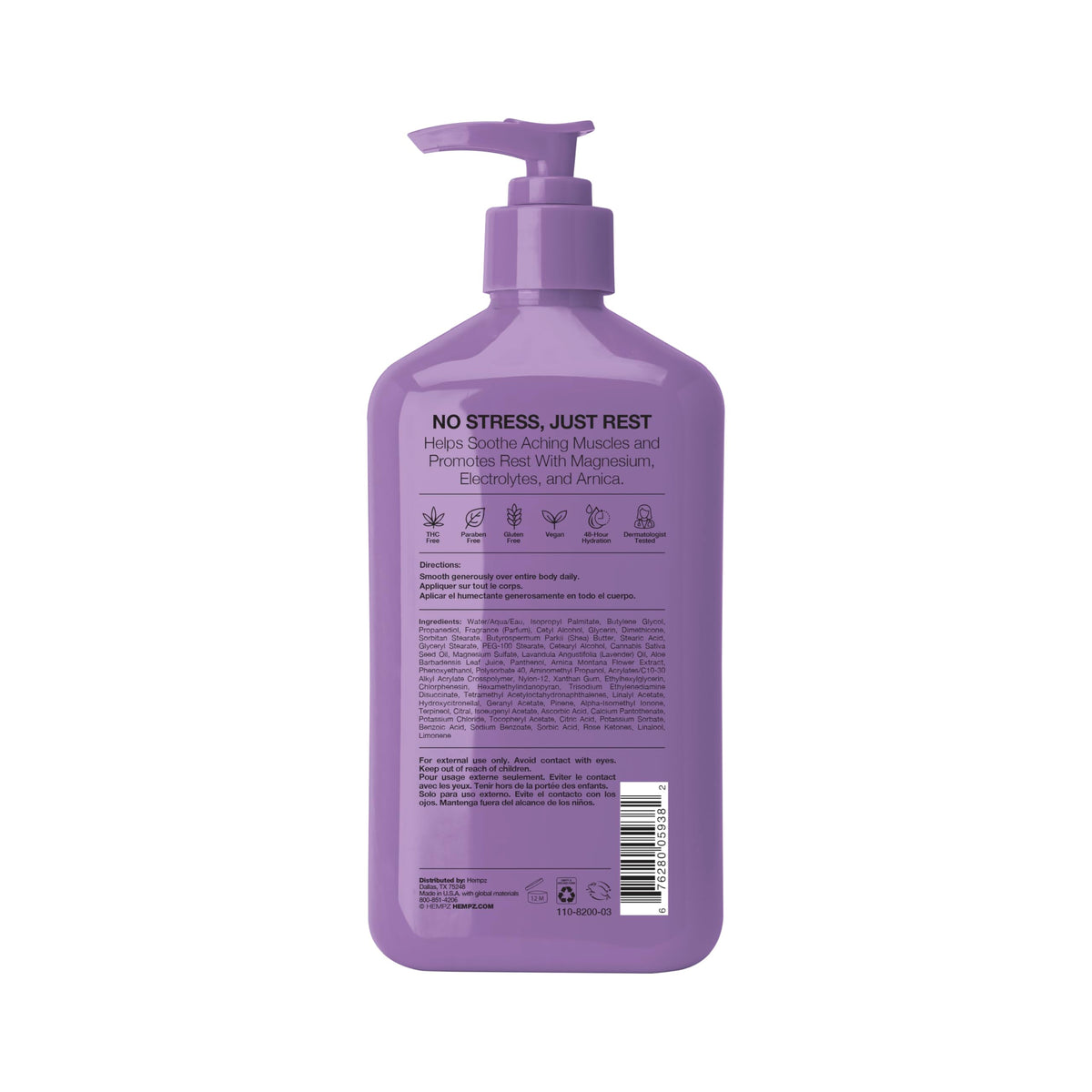 Hempz Magnesium Moisturizing Body Lotion - 17 Fl Oz Hempz