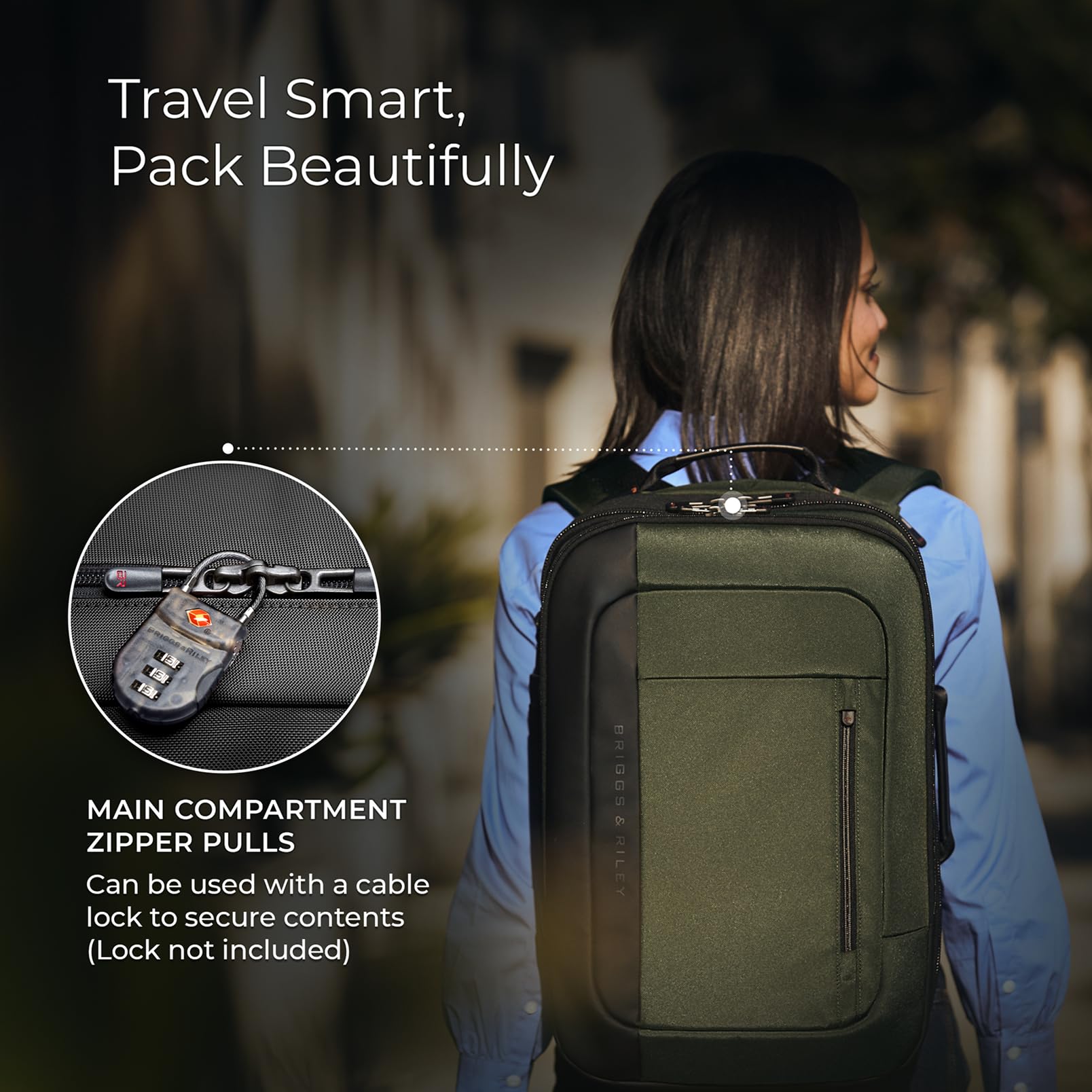 Briggs & Riley Medium Convertible Backpack Duffle Bag - Carry On for Men & Women, Use for Travel, Gym, or Work, Overnight Weekend Luggage, Shoulder Strap, Laptop Compartment - ZDX Collection, Black Gsupps Australia