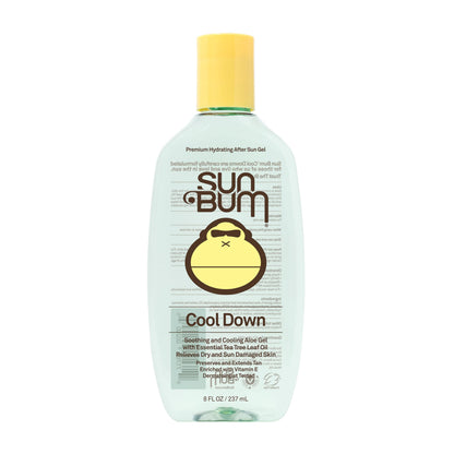Sun Bum Cool Down Aloe Vera Gel - Vegan After Sun Care to Soothe and Hydrate Sunburn - 8 oz Sun Bum