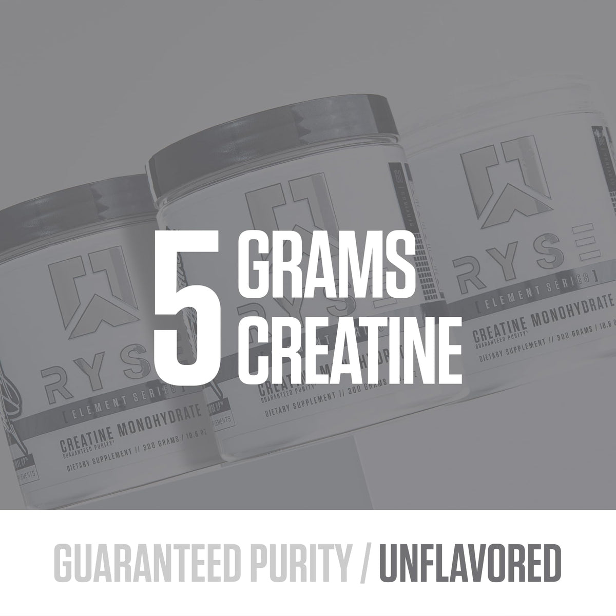 RYSE Creatine Monohydrate Powder - Unflavored - Supports Men & Women Lean Muscle Growth, Strength, Power, and Endurance - Helps Reduce Fatigue RYSE Up Supplements