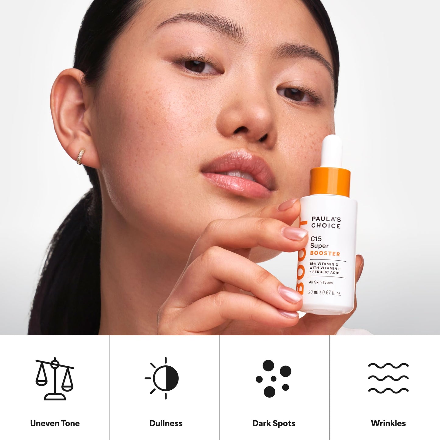 Paula's Choice BOOST C15 Super Booster, 15% Vitamin C Serum for Face, Face Serum with Vitamin E & Ferulic Acid Paula's Choice