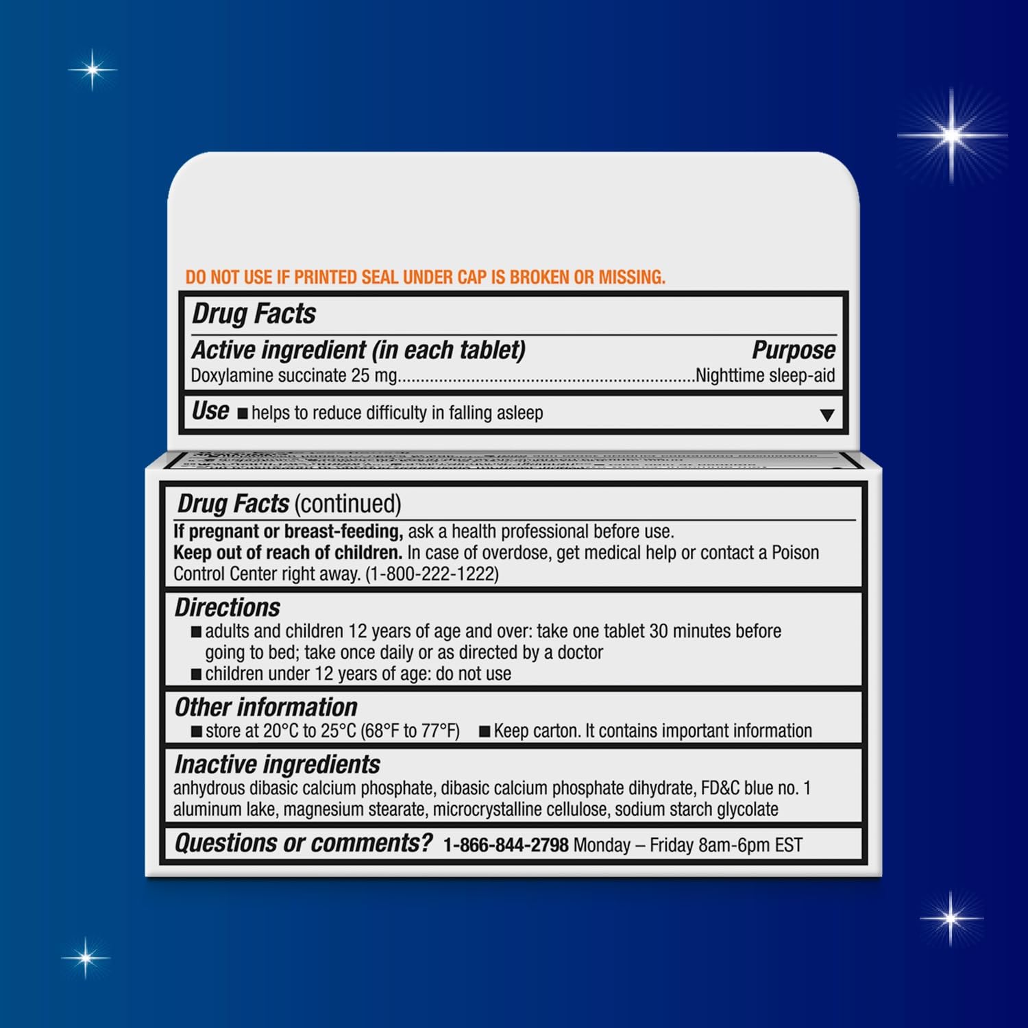 Unisom SleepTabs, Nighttime Sleep-aid, Doxylamine Succinate, 80 Tablets Unisom buy australia supplements