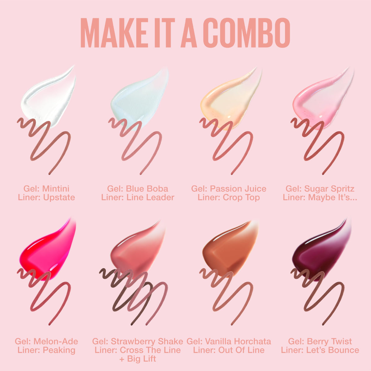 MAYBELLINE Lifter Oil-in-Gel Lip Gloss for Glassy, Bouncy Shine, Hydrating, Tinted Lip Balm and Moisturizer with Hyaluronic Acid and Passionfruit Oil, Strawberry Shake (Mauve Pink) MAYBELLINE