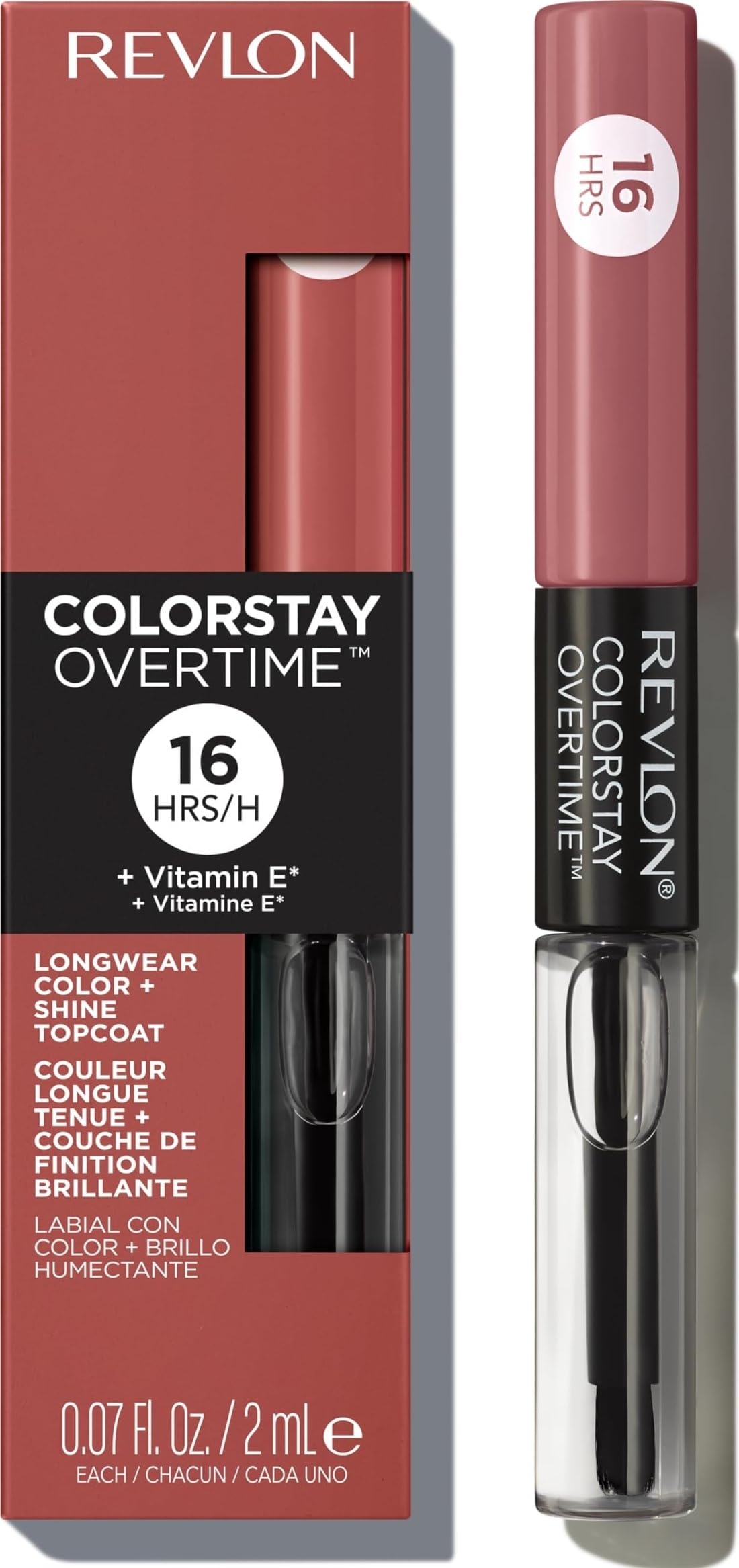 Revlon ColorStay Overtime Lipcolor, 350 Bare Maximum, 0.07 fl oz REVLON
