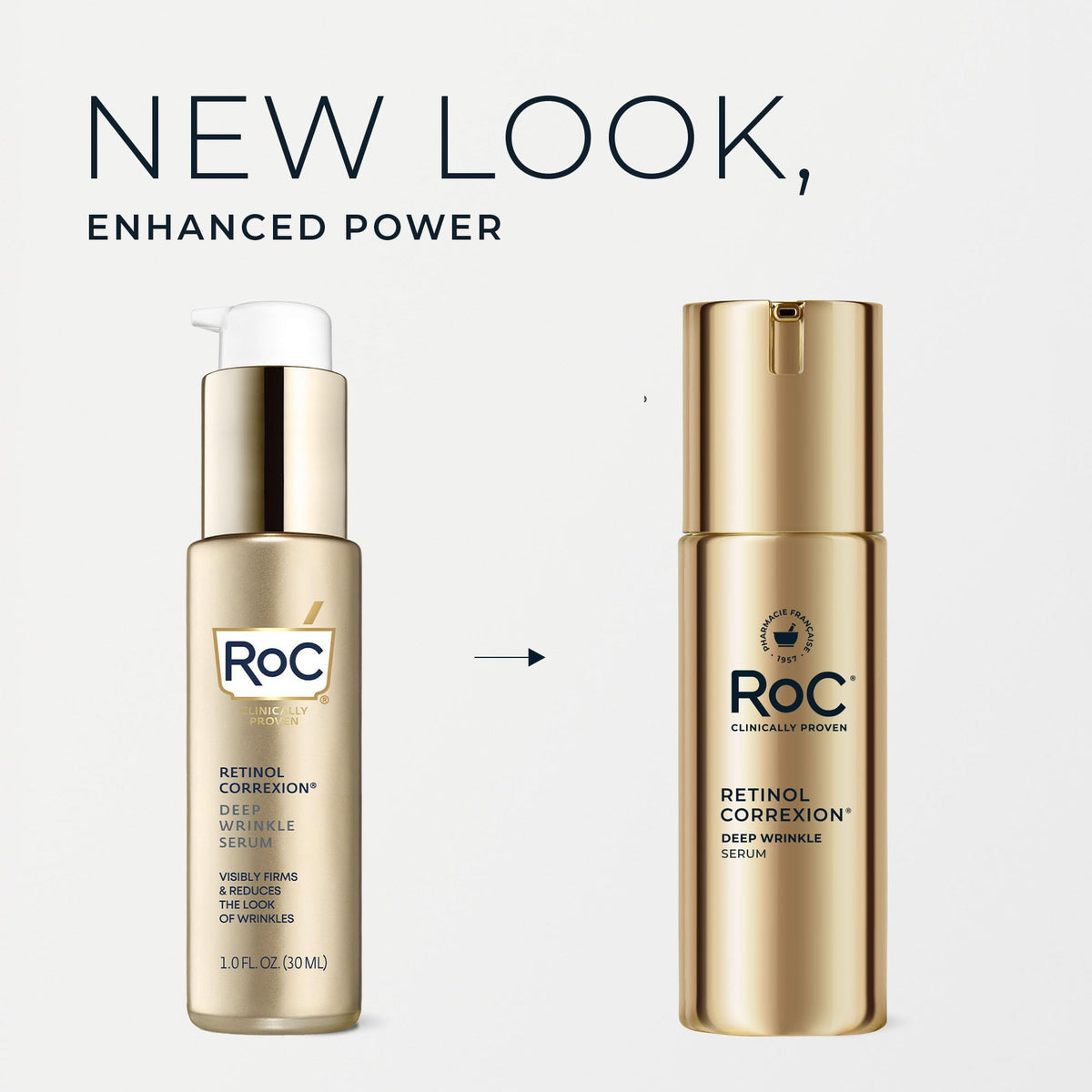 RoC Retinol Correxion Deep Wrinkle Retinol Face Serum, Ascorbic Acid, 1 0z RoC