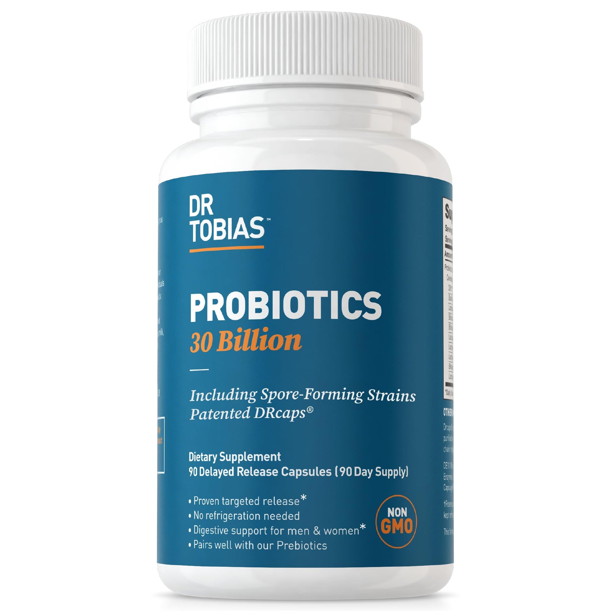 Dr. Tobias Probiotics 30 Billion, 10 Strains, 30 Billion CFU's, Targeted Release Probiotics Dr. Tobias buy australia supplements