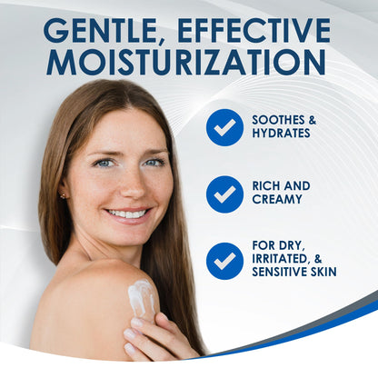Vanicream Moisturizing Cream with Pump Dispenser, 16 Oz, Formulated without Common Irritants for Sensitive Skin, Body & Face Moisturizer, Restores Moisture & Soothes Irritated, Itchy Areas Vanicream