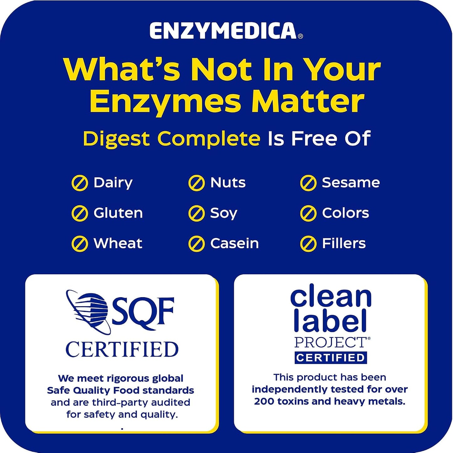 Enzymedica Digest Complete - Helps Gas & Bloating - 90 Caps Gsupps Australia