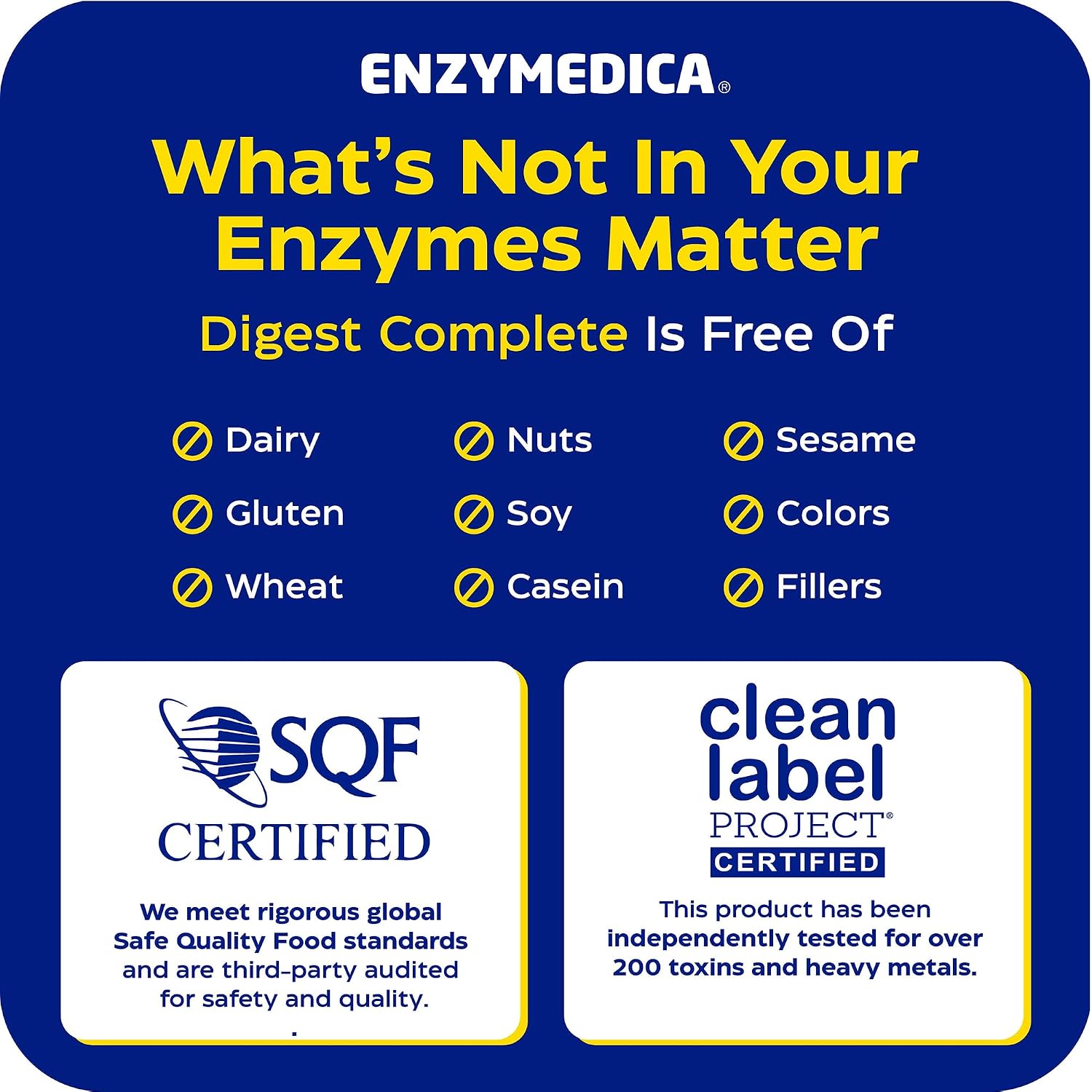 Enzymedica Digest Complete - Helps Gas & Bloating - 90 Caps Gsupps Australia