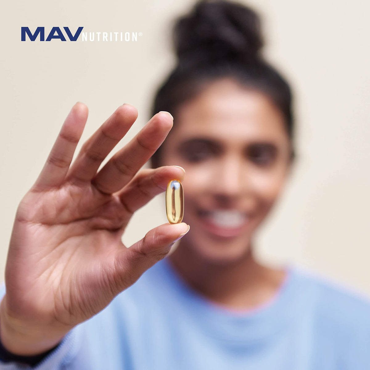 Triple Strength Omega 3 Fish Oil 1200 mg | EPA & DHA | Wild Caught, Sustainably Sourced Omega-3 Fatty Acids | Premium Burpless Fish Oil Supplements MAV NUTRITION