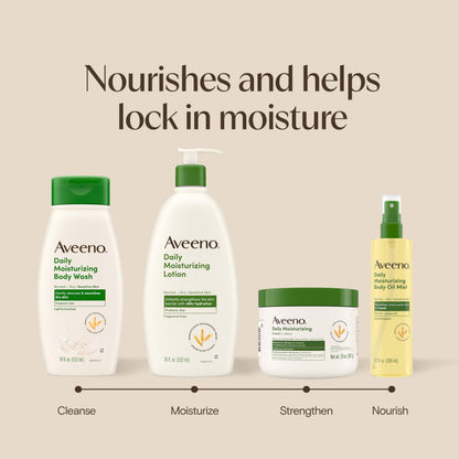 Aveeno Daily Moisturizing Cream for Normal, Dry, Sensitive Skin, 20 Oz Aveeno