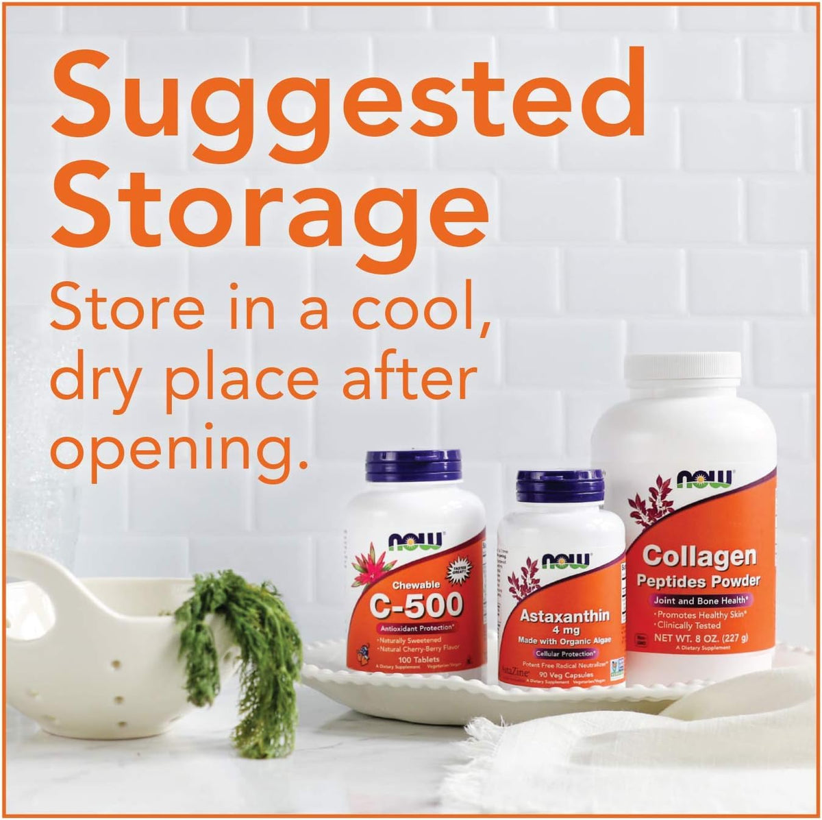 Now Supplements Vitamin D3 K2, 1,000 IU/45 mcg, Cardiovascular Support, Supports Bone Health, 180 Vegetarian Capsules NOW Foods