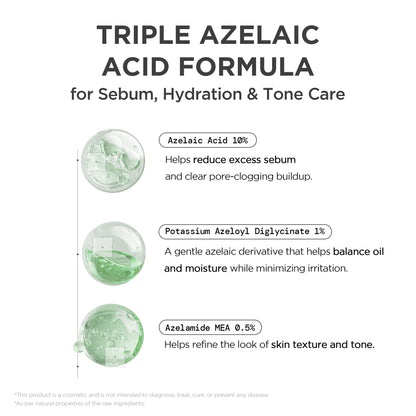 SKIN1004 Azelaic Acid 10% Ampoule, Hydrating Face Serum for Blemish-Prone & Irritated Skin, Soothing Care for Visible Marks with Centella, Niacinamide-Free, Korean Skin Care, 1.01 fl.oz / 30ml SKIN1004
