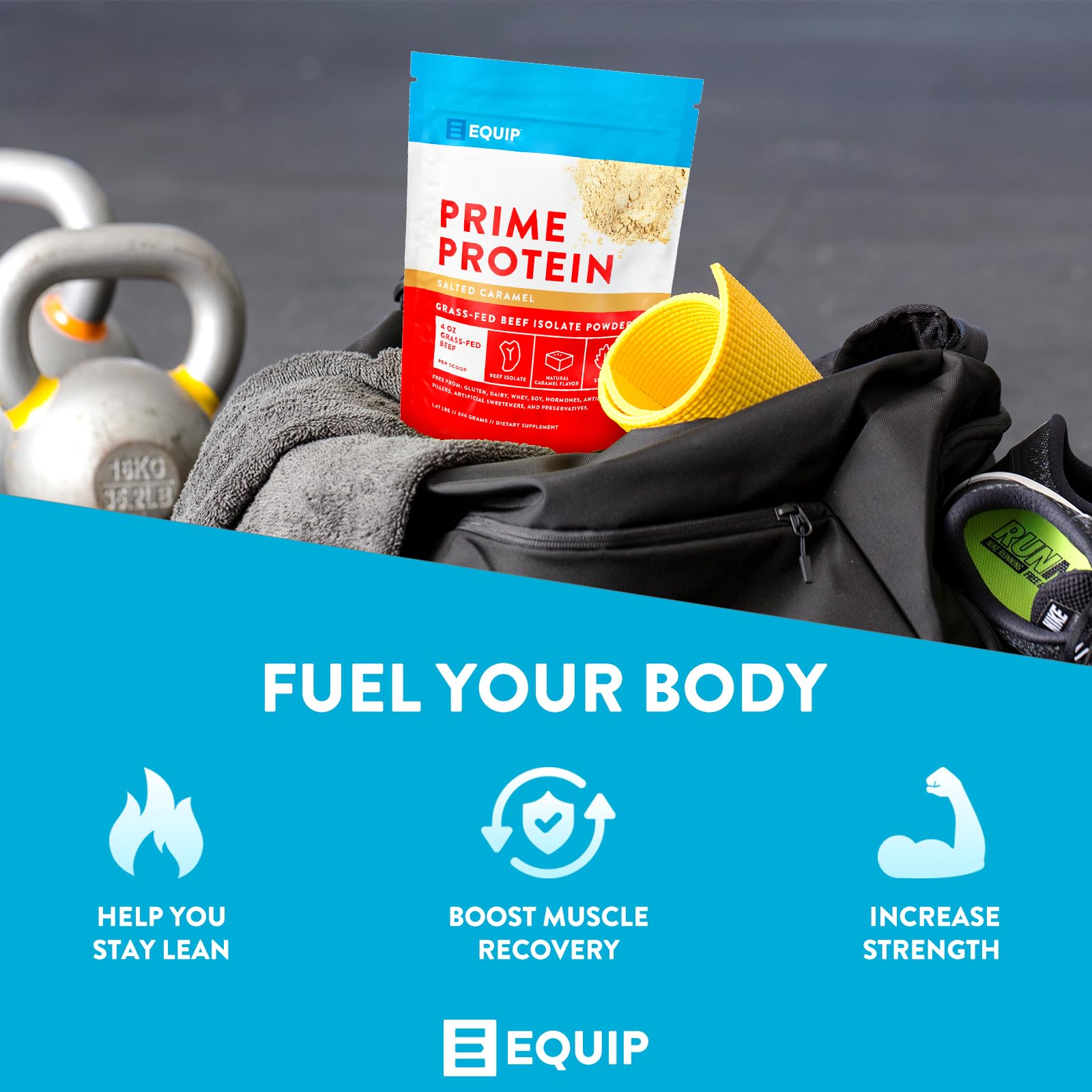 Equip Foods Prime Protein - Grass Fed Beef Protein Powder Isolate - Paleo and Keto Equip buy australia supplements