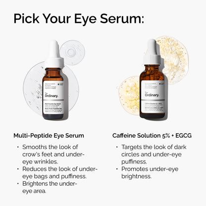 The Ordinary Multi-Peptide Eye Serum, Anti-Aging Formula for Crow’s Feet, Dark Circles & Puffiness, 0.5 Fl Oz The Ordinary