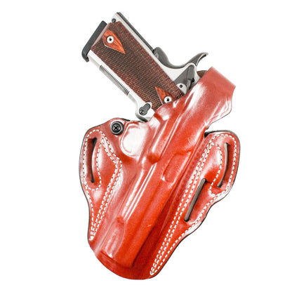DeSantis Thumb Break Scabbard - OWB Gun Holster for Men and Women, Leather Belt Slide Holster for Pistols, Exact Molding, Secure and Highly Concealable OWB Carry Gsupps Australia
