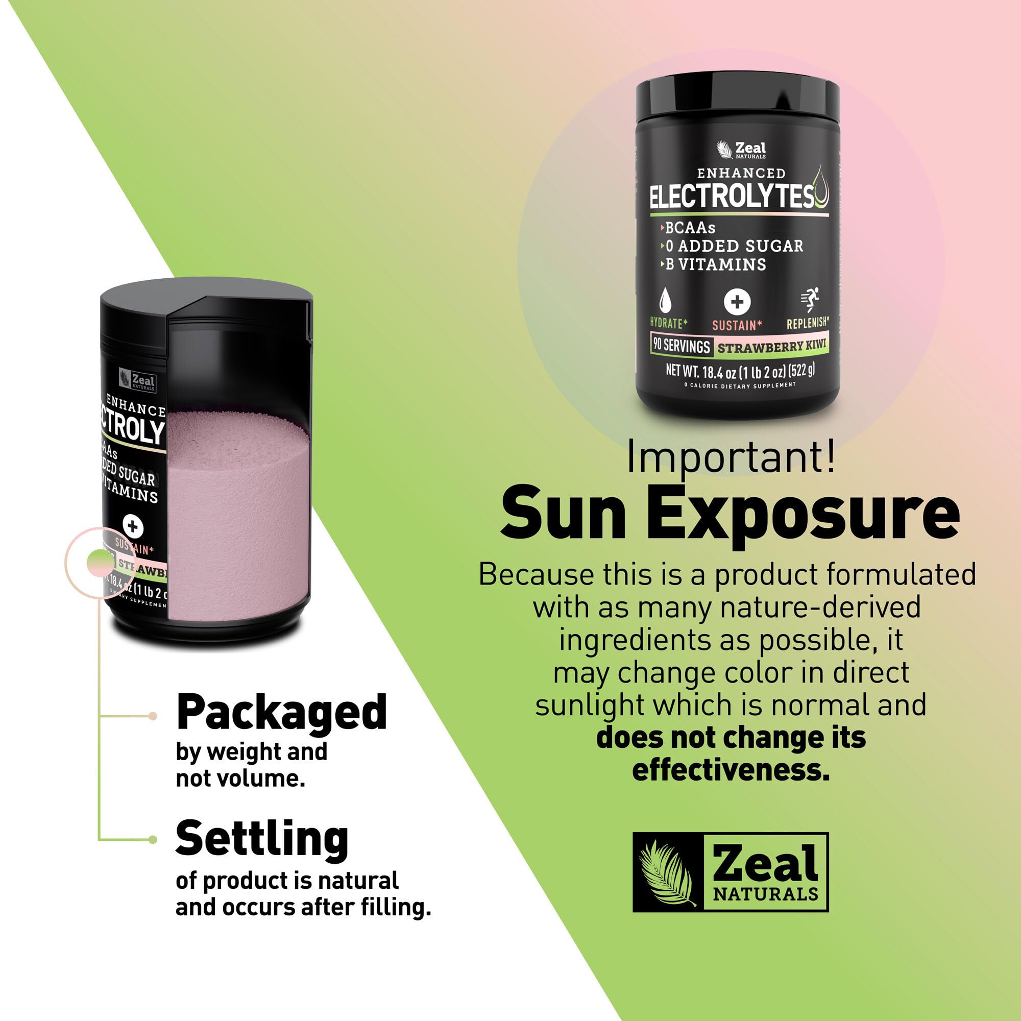 Zeal Electrolyte Powder - 90 Servings | Keto Electrolytes Powder | Zero Sugar, BCAAs, B-Vitamins | Potassium, Zinc, Magnesium Zeal Naturals buy australia supplements