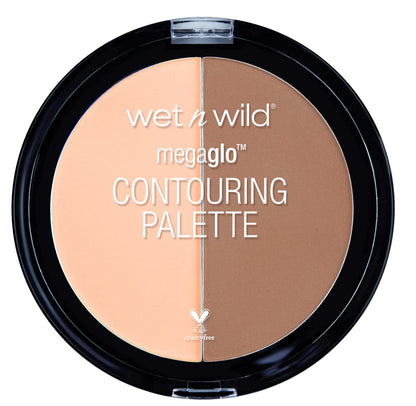 wet n wild MegaGlo Contour Palette, Dulce De Leche | Contouring Powder Face Kit | Flawlessly Sculpted Face wet n wild