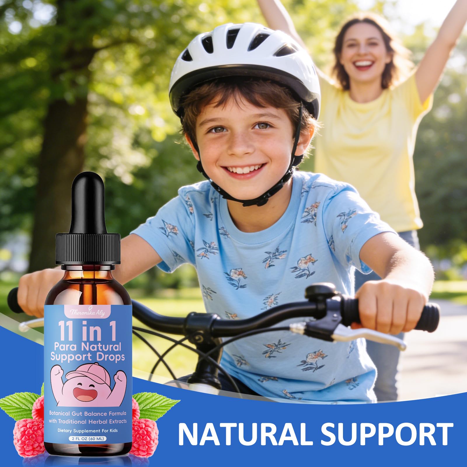 Theronika Aly Parasite Cleanse for Humans & Kids – Advanced Herbal Blend with Black Walnut, Wormwood, Clove, Digestive & Gut Balance Support, Alcohol-Free Liquid Drops, 30 Servings Theronika Aly buy australia supplements