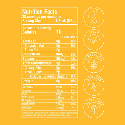 FlavCity Pineapple Coconut Electrolytes Powder Packets - 28 Hydration Packets - No Added Sugar - Hydration Powder with Real Fruit & Unrefined Sea Salt FlavCity