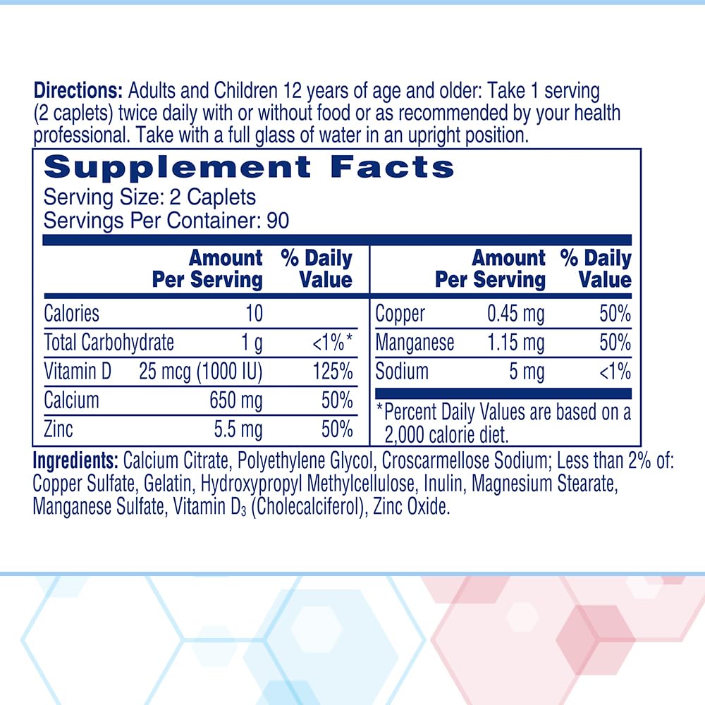 Citracal Maximum Plus Calcium Supplement - Calcium Citrate with Vitamin D3, Zinc, & Essential Minerals for Bone Health Support, Ages 12+ CITRACAL