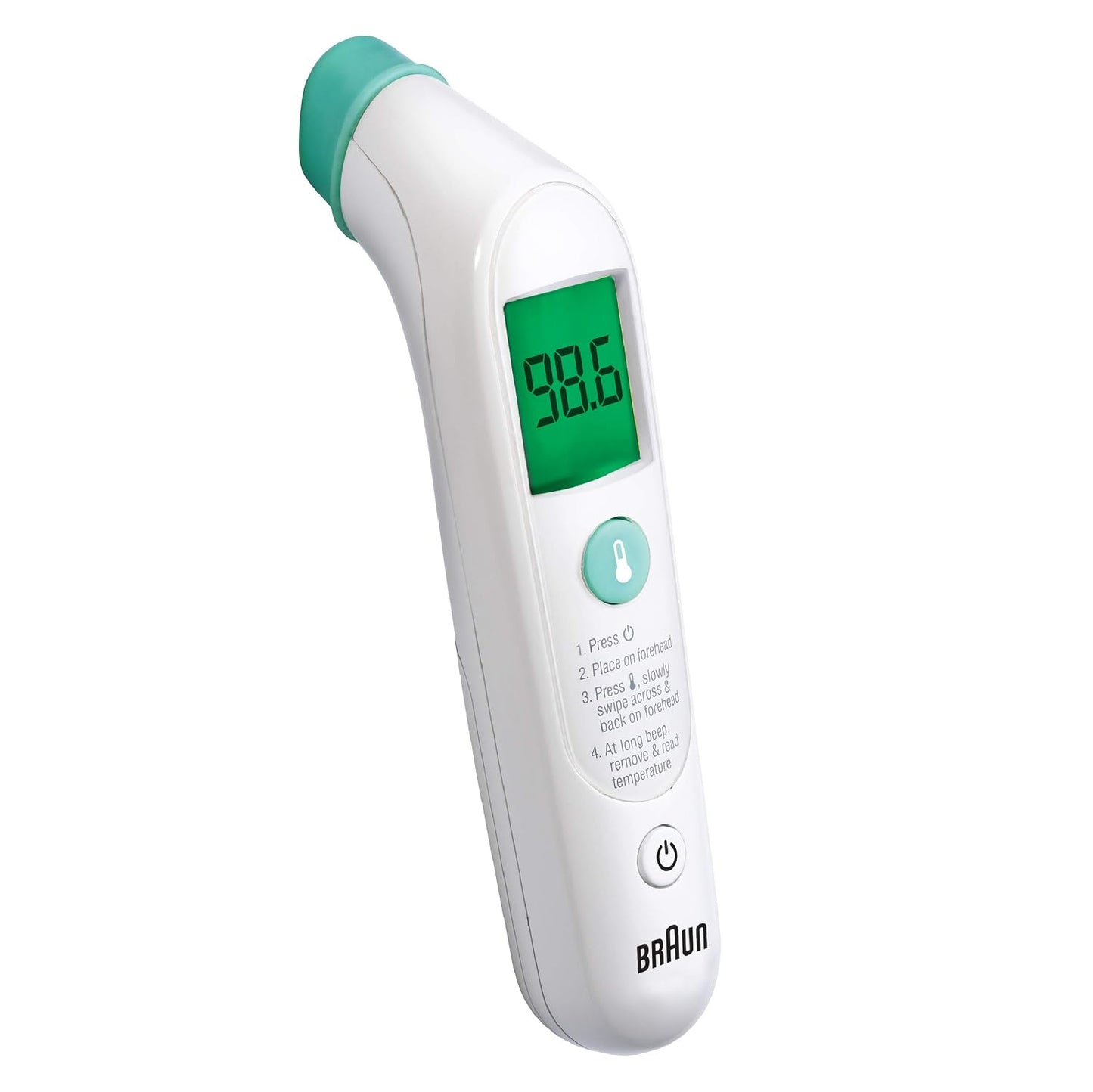 Braun TempleSwipe Digital Thermometer with Color-Coded Temperature Guidance - Temporal Thermometer for Adults, Babies, Toddlers & Kids Gsupps Australia