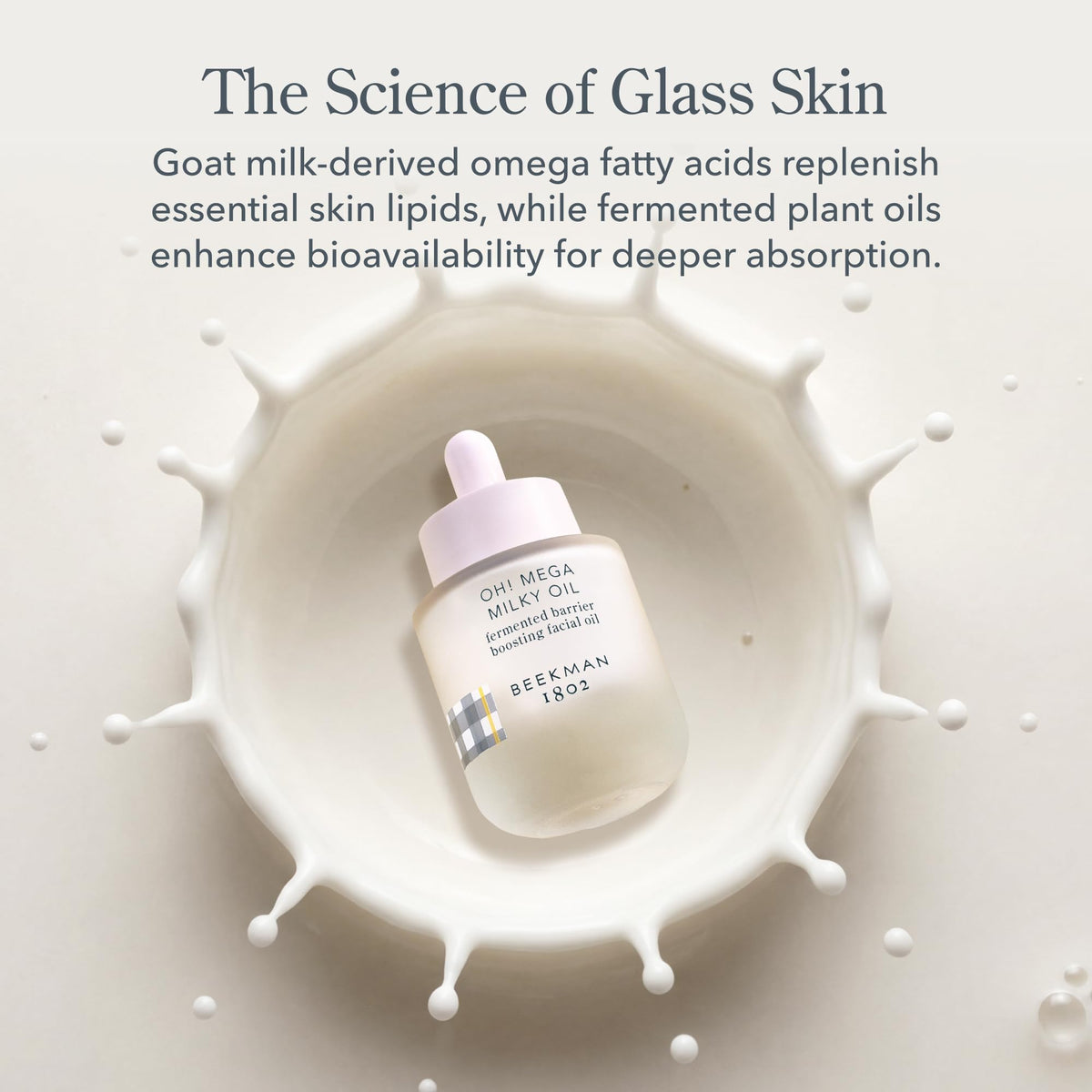 Beekman 1802 Oh! Mega Milky Facial Oil Serum, 1 fl oz Beekman 1802