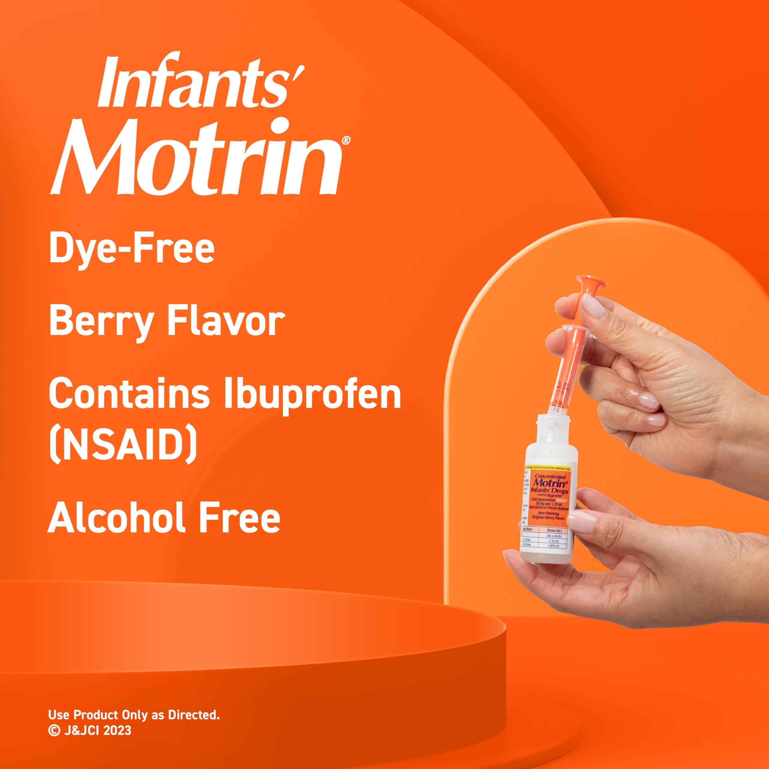 Infants’ Motrin Infant Ibuprofen Oral Suspension Concentrated Drops, NSAID Fever Reducer & Pain Reliever for Babies, Dye Free, Alcohol-Free, Berry Flavor, Includes Enclosed Syringe, 1 fl. oz Infants' Motrin buy australia supplements