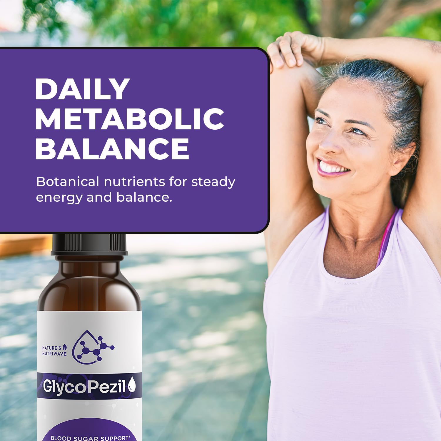 GlycoPezil – Daily Liquid Botanical Supplement with Chromium, Maca Root, Ginseng & Plant Extracts – Clean, Stimulant-Free Formula – GMP-Certifed, Non-GMO, Made in USA - 2 fl oz, 1 Month Supply Nature’s NutriWave buy australia supplements