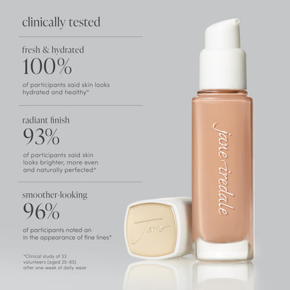 jane iredale Skintuition SPF 30 Radiance-Boosting Liquid Foundation 70 Deep jane iredale