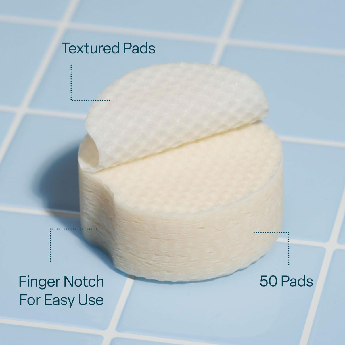 QRxLabs Glycolic Acid Pads - 20% Resurfacing Pads AHA for Face & Body - Exfoliates Skin Surface and Reduces Appearance of Fine Lines and Wrinkles - Acne Treatment Clearing - Daily Pads - 50ct QRxLabs