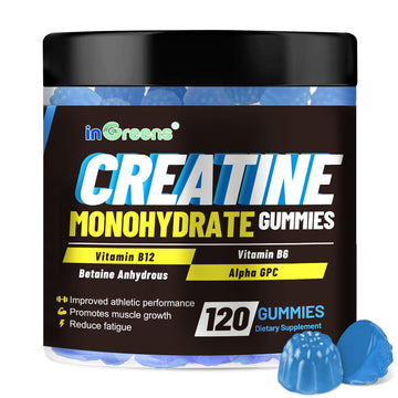 inGreens Creatine Monohydrate Gummies 6g per Serving, Sugar Free Creatine Supplements for Men & Women, Chewable Creatine for Muscle Growth, Strength, Energy inGreens buy australia supplements