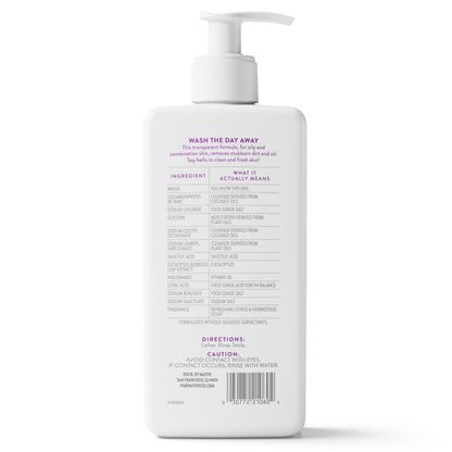 Native Deep Cleansing Facial Cleanser, for Oily to Combination Skin, Sulfate Free, with Salicylic Acid and Eucalyptus, Dermatologist Tested, 12.5 FL Oz Native