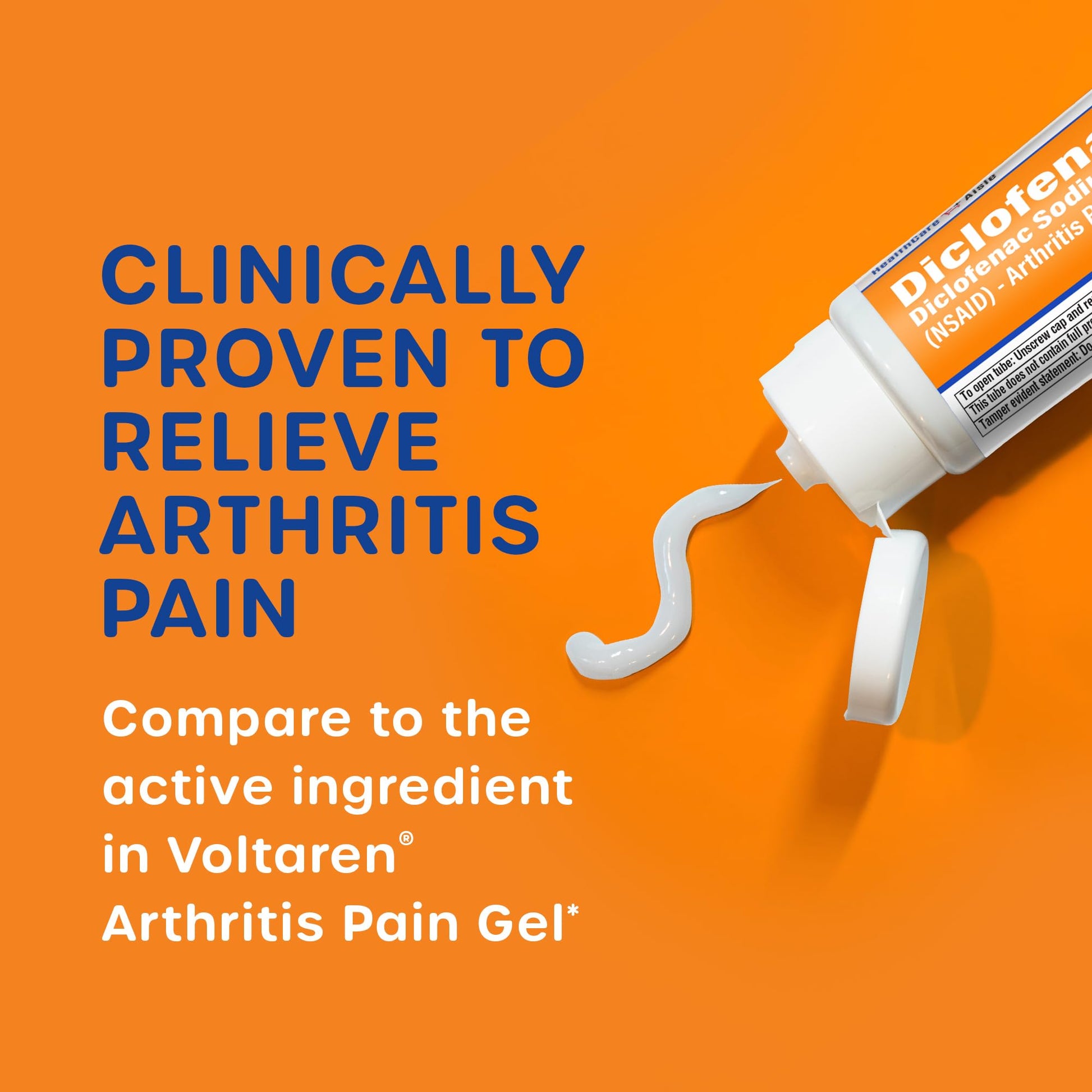 HealthCareAisle Diclofenac Gel, 1%, Arthritis Pain Relief - 150 g tube - Original Prescription Strength (NSAID) HealthCareAisle buy australia supplements