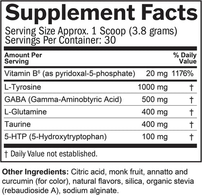 BRAINMD Dr Amen NeuroLink Powder - 114g - Supports Memory, Focus & Concentration - Gluten Free - 30 Servings