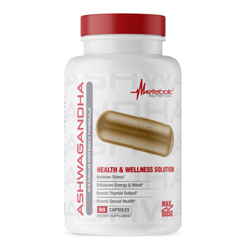 Metabolic Nutrition Ashwagandha 2200mg Made with Organic Ashwagandha Powder and Black Pepper Extract, 90 Vegan Capusles Metabolic Nutrition buy australia supplements