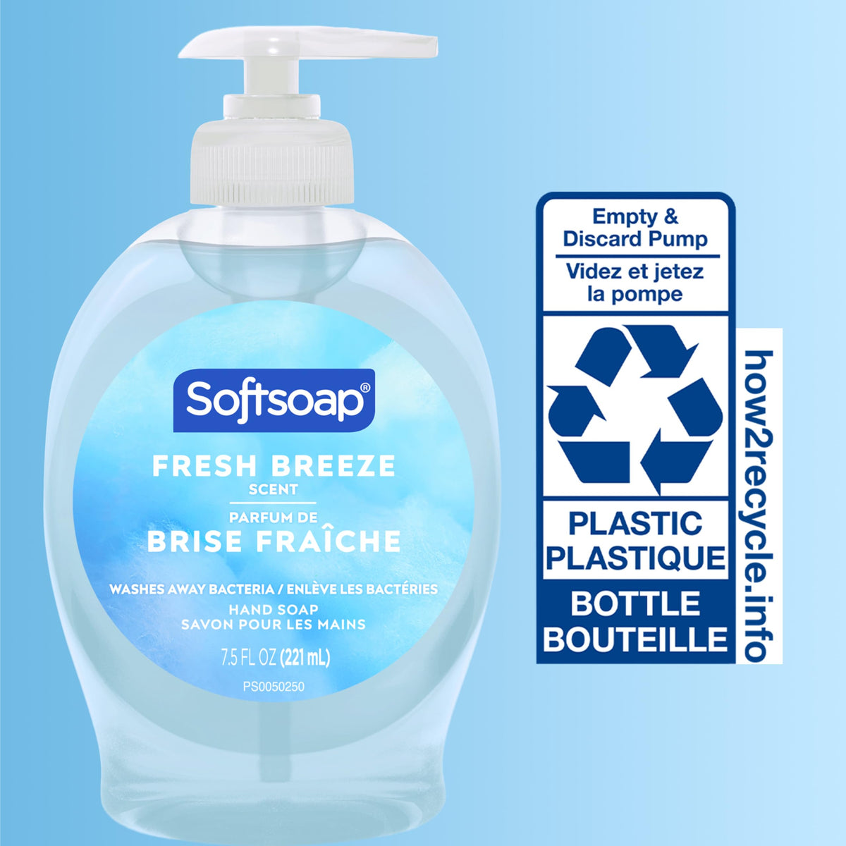 Softsoap Liquid Hand Soap, Fresh Breeze - 7.5 Fl Oz (Pack of 6) Softsoap