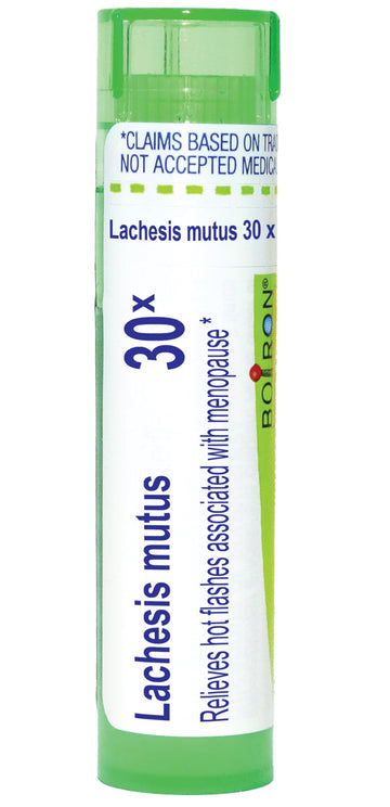Boiron Lachesis Mutus 30X for Hot Flashes from Menopause - 80 Pellets Boiron buy australia supplements