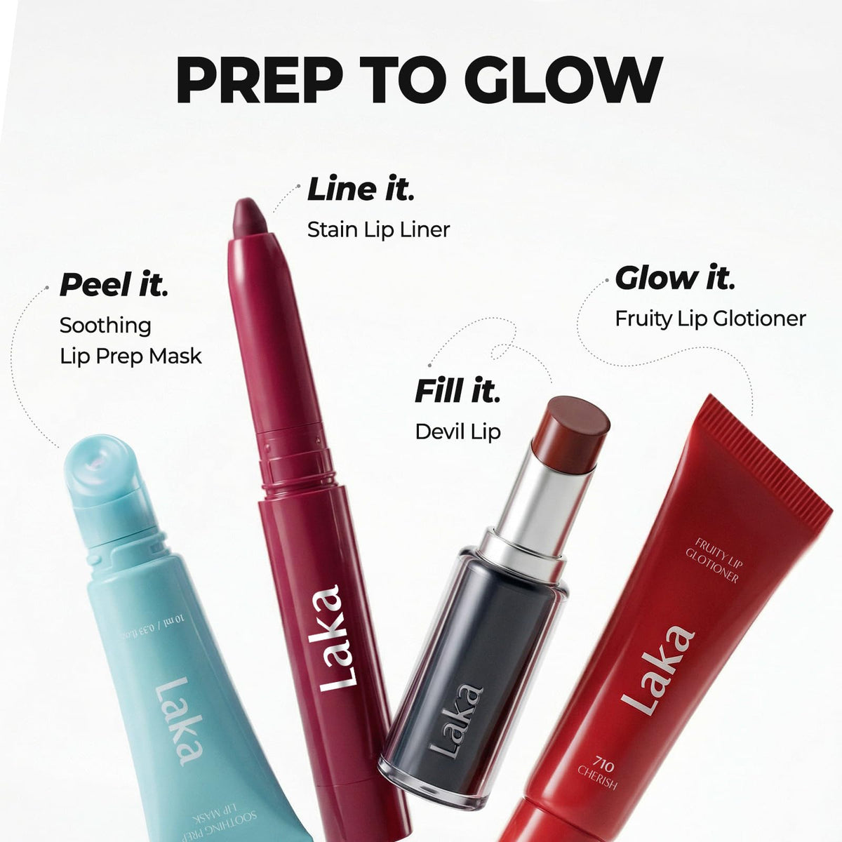 Laka Lip Liner - Smooth & Blendable Soft Matte Lip Contour Pencil for Shaping & Overlining Lips | Waterproof Formula, Oil-Cleanse Off, Long-Lasting Wear | #02 Suede Pink (Cool Nude Pink) Laka