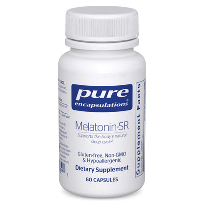 Pure Encapsulations Melatonin-SR - Extended Release Melatonin - Supports Restful Sleep* - Sleep Supplement - Gluten Free & Vegan - 60 Capsules Pure Encapsulations