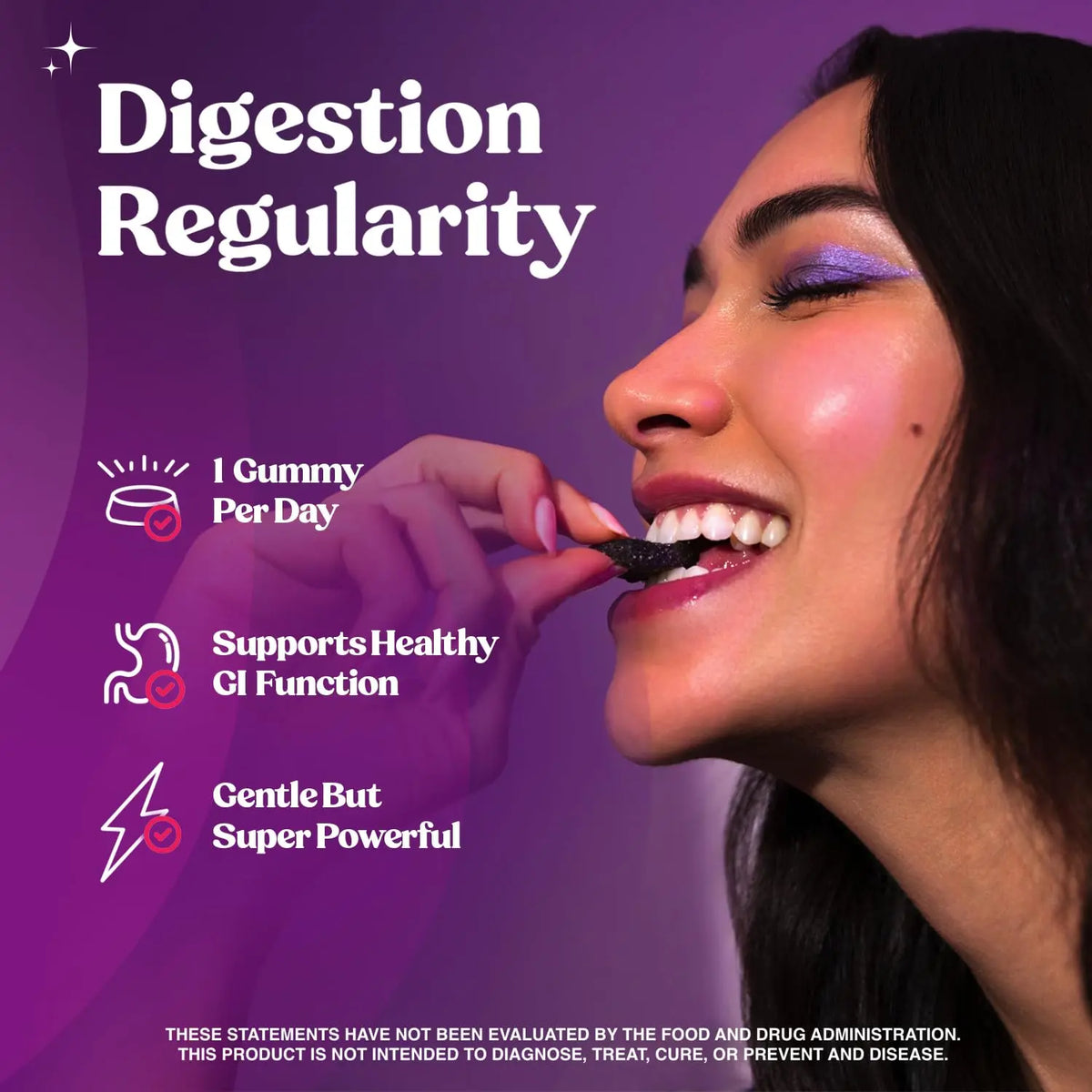 Fungiments Super Prune - Mushroom Supplement - Turkey Tail Mushrooms, Fiber, Rhubarb, Prunes, Ginger, Chamomile - Debloating, Constipation Relief Fungiments