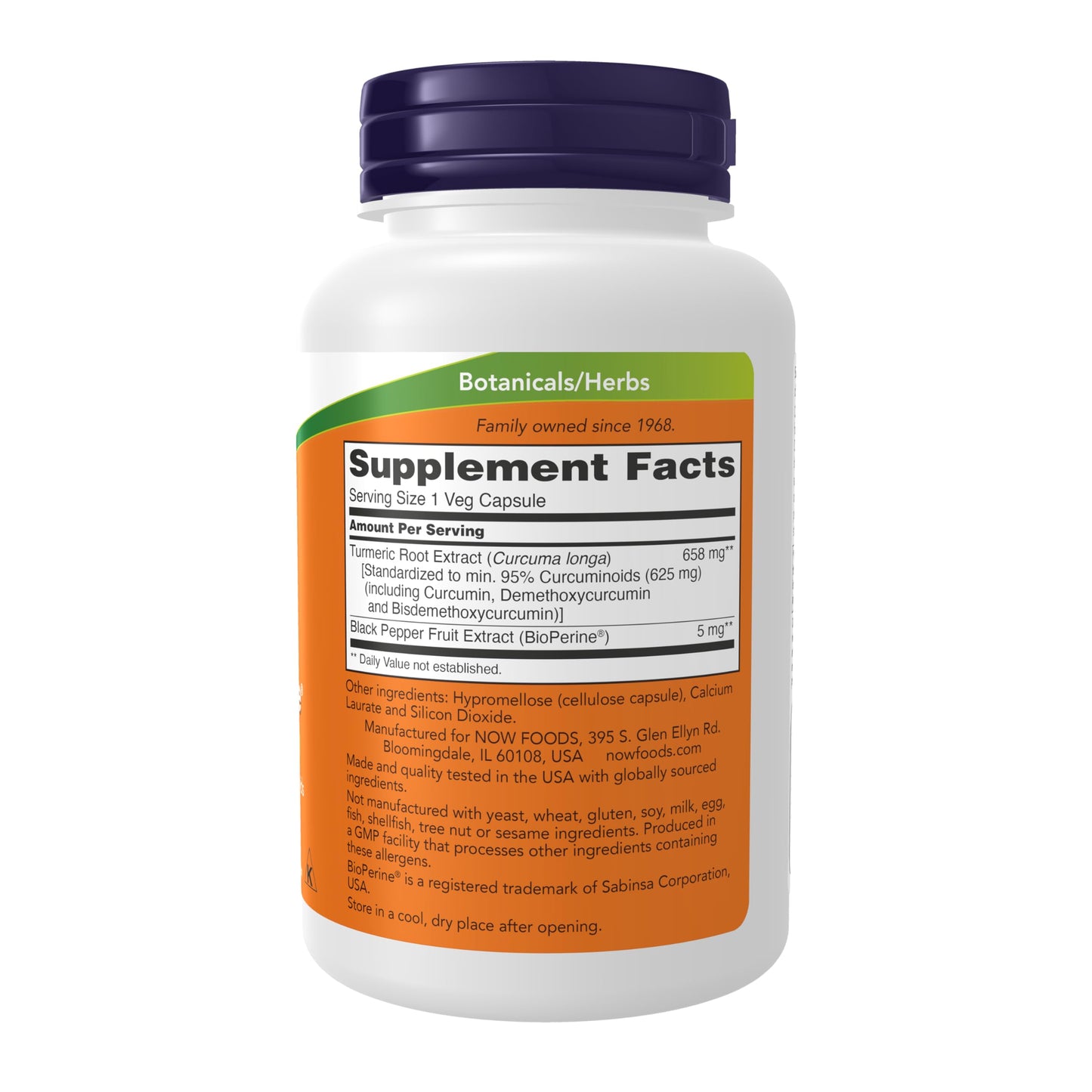 Now Supplements, Turmeric Curcumin with BioPerine, 90 Veg Caps Gsupps Australia