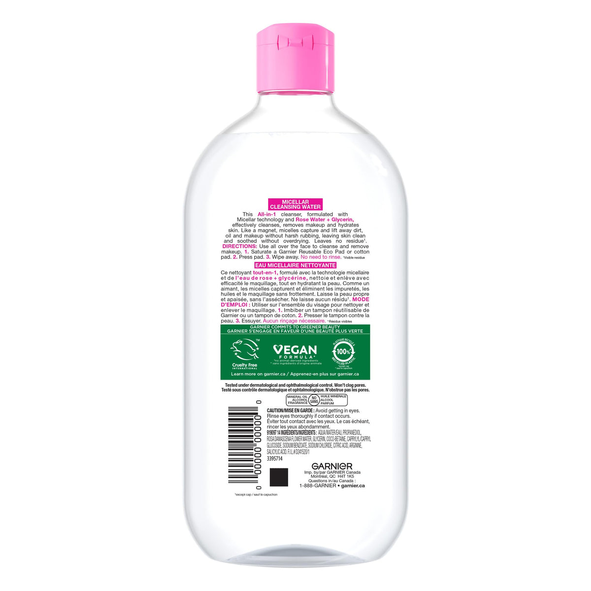 Garnier SkinActive Micellar Cleasing Water All-in-1 23.7 oz. Garnier