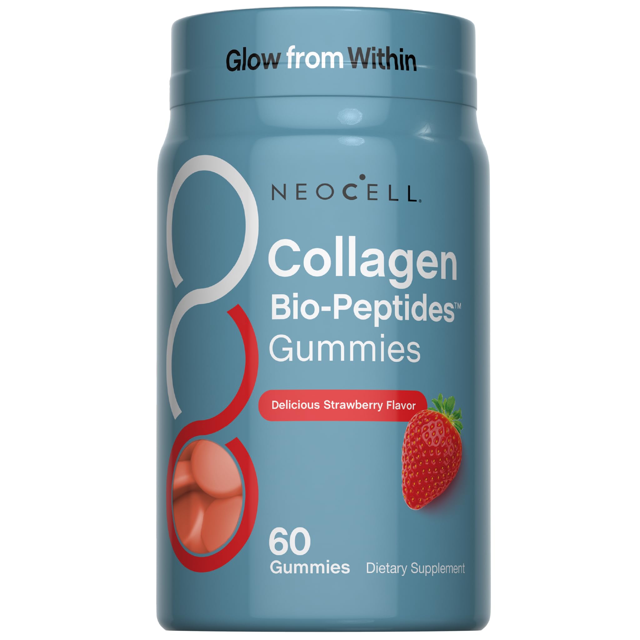 NeoCell Collagen Peptides Gummies | 60 Count | Types I & III | Advanced Formula Supplement | for Women and Men NeoCell buy australia supplements